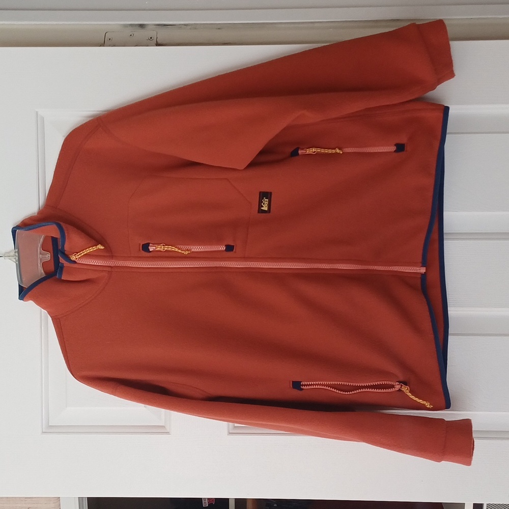 REI trailsmith zip up fleece jacket